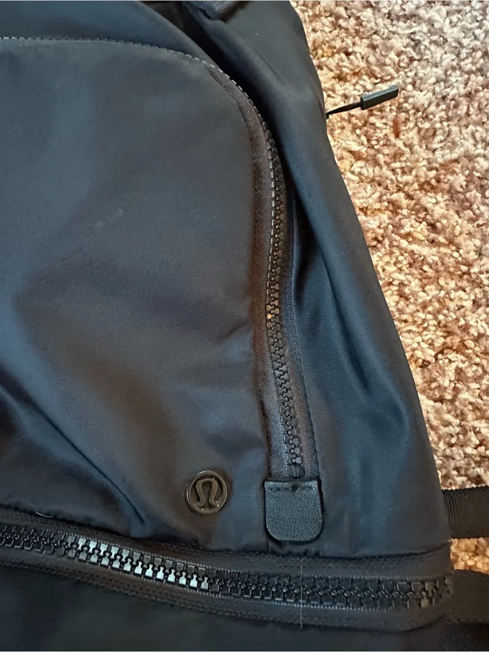 lululemon athletica Black Mini backpack